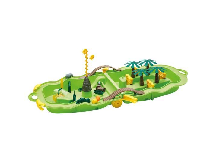 Wasserbahn, Grün, Kunststoff, 45x46x130 cm, Freizeit & Co, Gartenspielzeug, Wasserspielzeug