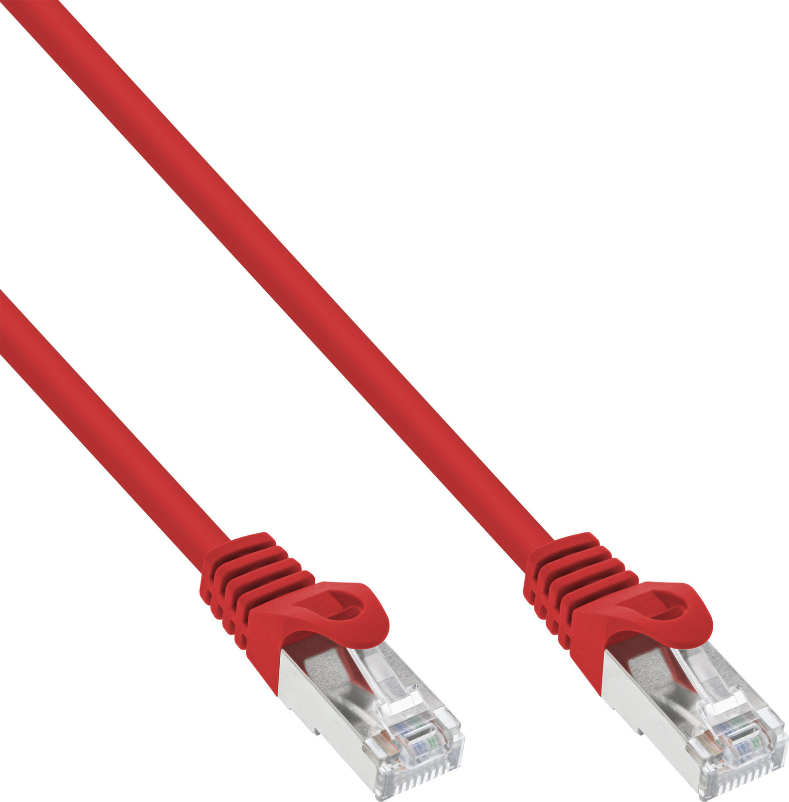 InLine Cat5e F/UTP Ethernet patchkabel, Rood, 10 meter