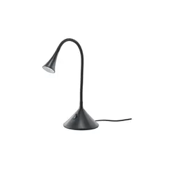 LED-Schreibtischleuchte  mit Flexarm schwarz   ¦ schwarz ¦ Maße (cm): B: 35,5 H: 31,8