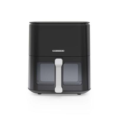 Melissa Digitale Heißluftfritteuse XL | 5 l | 60-min Timer | 8 Voreinstellungen | Sichtfenster | Schwarz