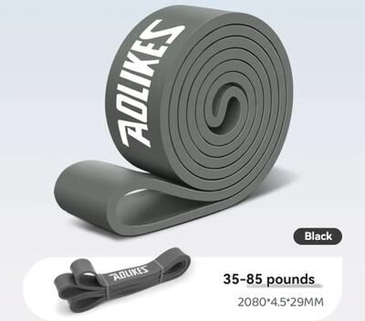 Uplift Essentials Heavy Duty Latex Pull Up Assist & Resistance Bands black