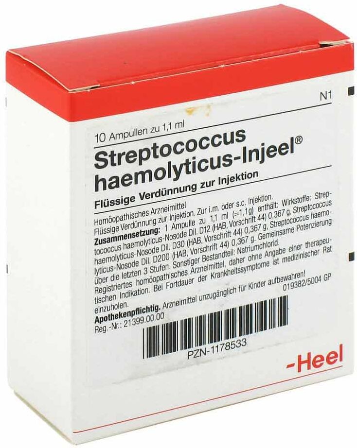 Streptococcus Haemolyticus Injeel Ampullen
