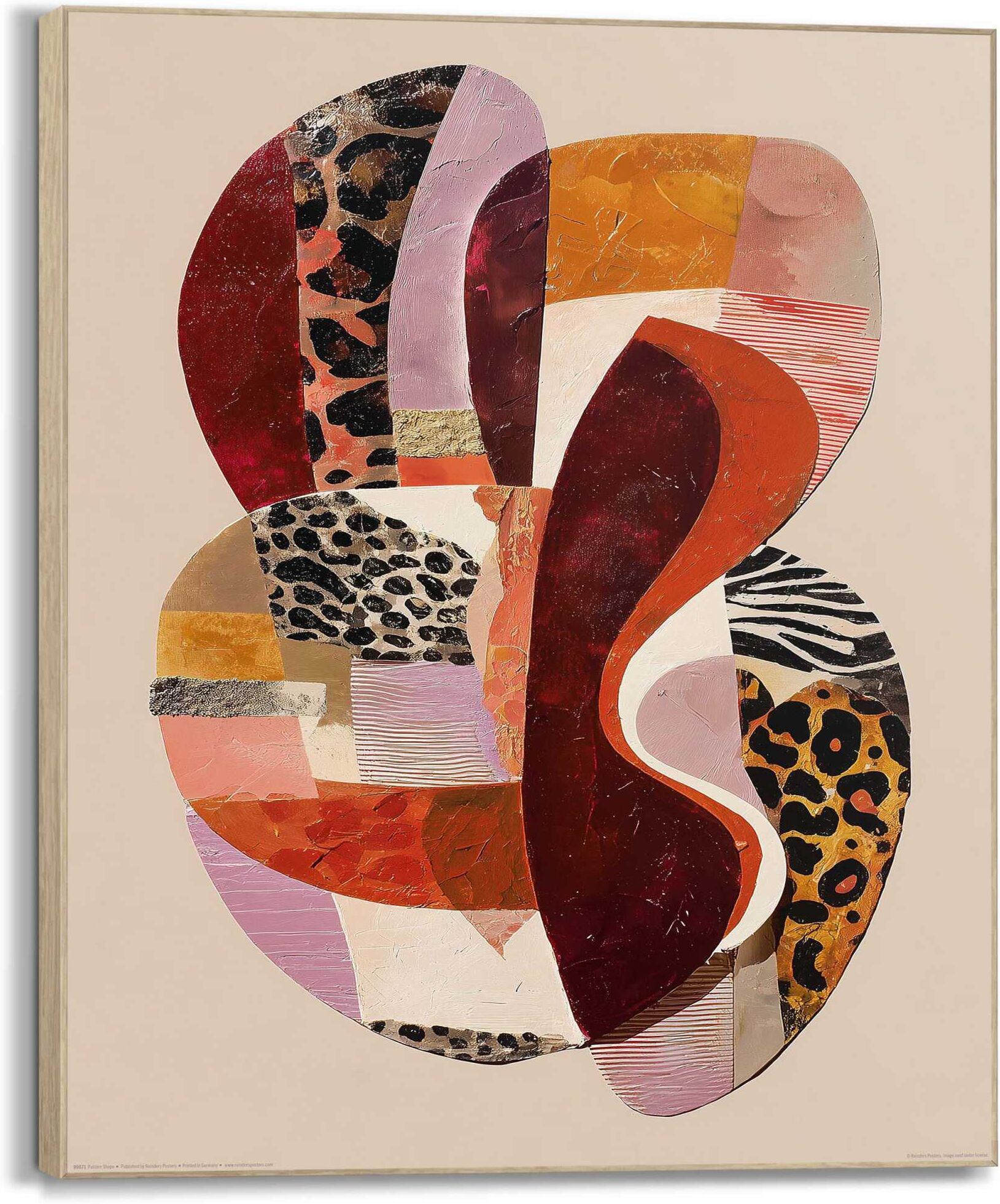 Reinders! Wandbild REINDERS "Lebender Kontrast", farbe bild(er): braun, Bilder, B/H/T: 50cm x 40cm x 3cm, 1 Stk., MDF, Wandbild, Wohnzimmer - Braun - MDF - Abstrakt - 50x40 cm, B:50cm H:40cm T:3cm farbe bild(er): braun B/H/T: 50cm x 40cm x 3cm, 1 Stk.
