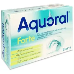 Esteve Aquoral Forte Augentropfen Hyaluronsäure 0,4 30 Einzeldosis