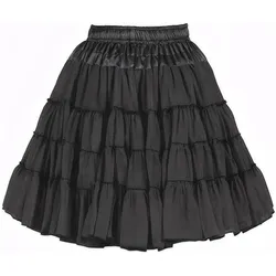 Thetru Petticoat Deluxe schwarz 2-lagig (One Size)
