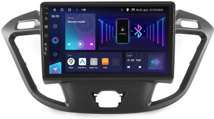Autoradio Custom Fit 9,0" Transit 17>low Dab+ - Phonocar