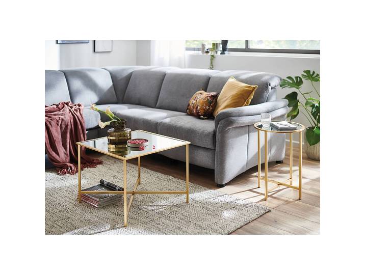 Bout de canapé Lagos I Ø 39cm Doré