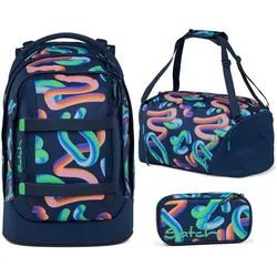 Satch Pack Schulrucksack-Set 3tlg