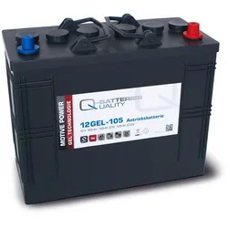 Q-Batteries 12GEL-105 Antriebsbatterie 12V 105Ah (5h), 120Ah (20h) wartungsfreier Gel-Akku VRLA