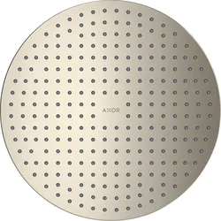 hansgrohe AXOR ShowerSolutions Kopfbrause 300 2-jet, Decke-Aufputz, 35305820, Farbe: Brushed Nickel