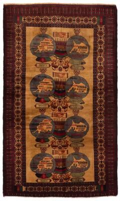 ECARPETGALLERY Hand-knotted Teimani Beige Wool Rug - 3'11 x 6'7