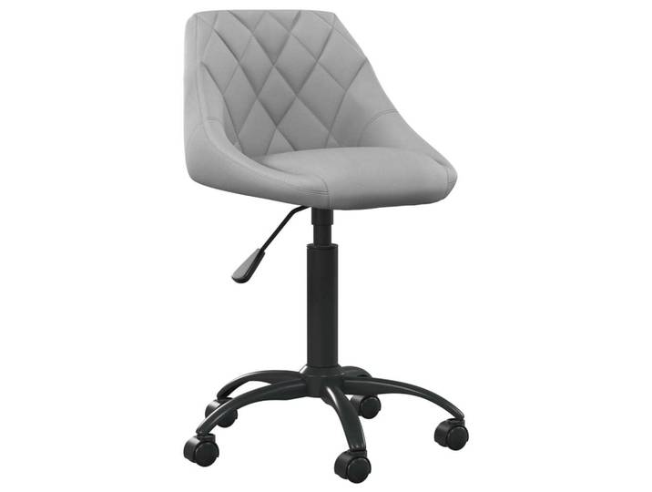 vidaXL Chaise de salle à manger gris clair velours