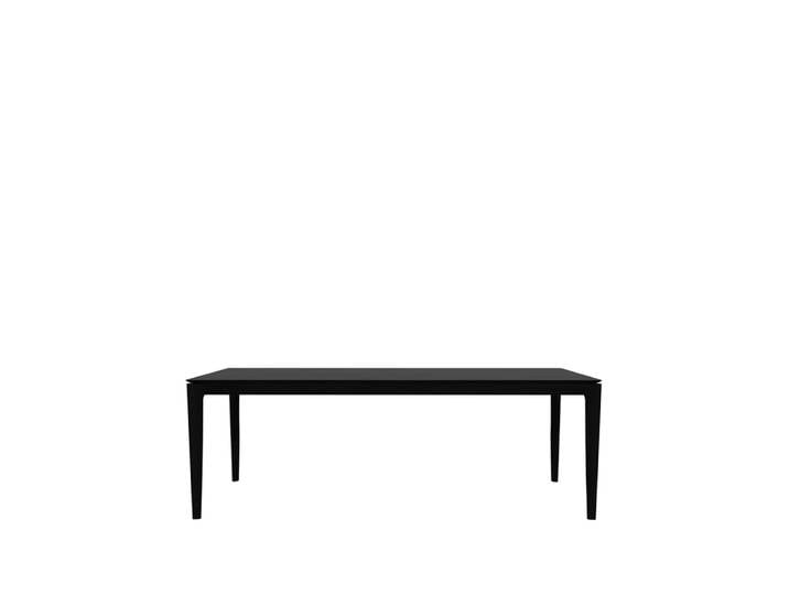 Ethnicraft Bok Esstisch 220x95 cm Schwarz gebeizte Eiche