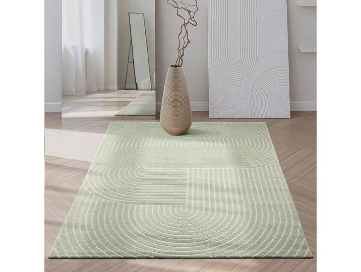 Teppich THE CARPET Santo Plus , grün, B:80cm H:5mm L:150cm, Polypropylen, Teppiche, Teppich, Plus moderner robuster In und Outdoor Teppich