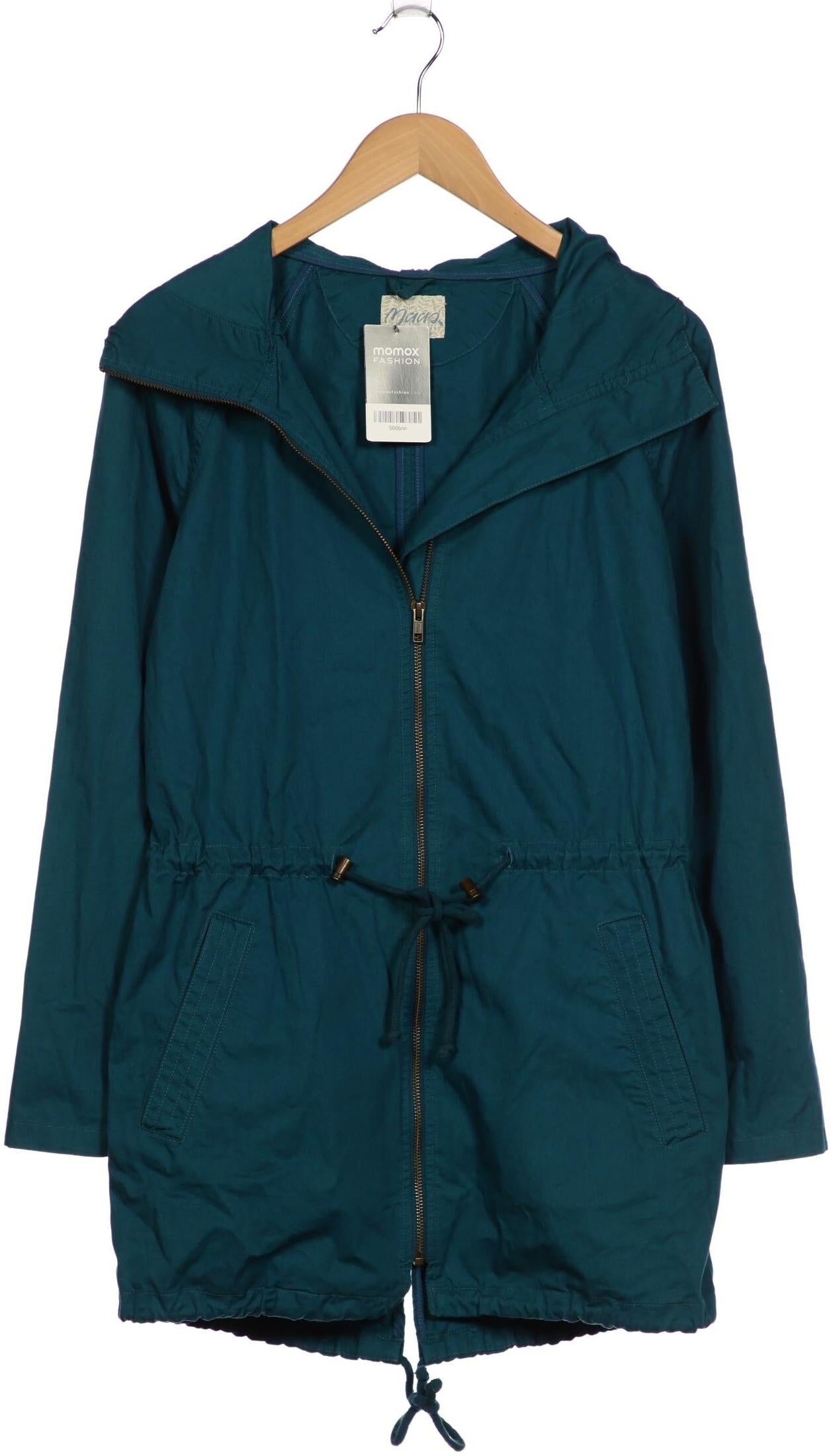 Maas Damen Mantel, Blau, Gr. EU 36, Baumwolle - Second Hand