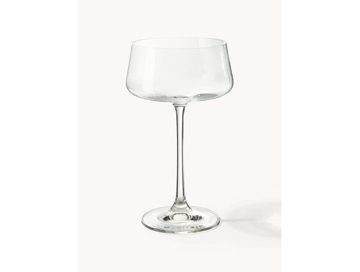 Coupes à champagne en cristal Gwenda, 6 pièces