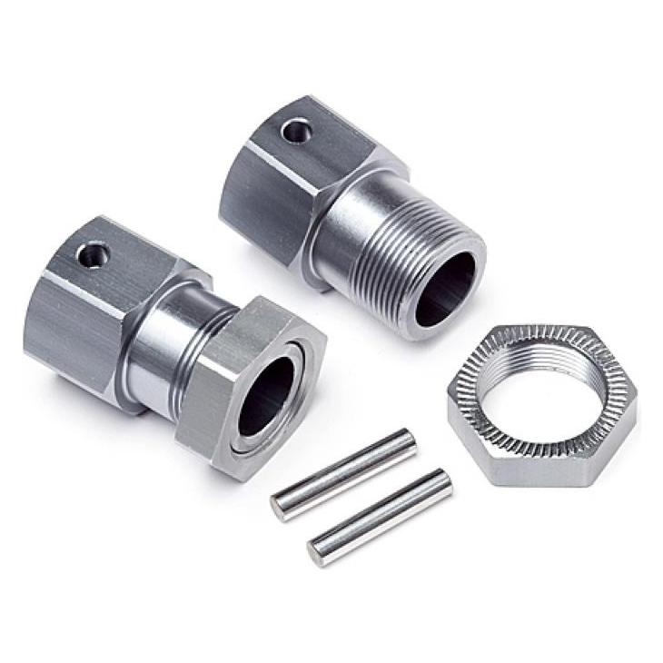 Maverick Wheel Hexes, Pins Nuts Pr (Blackout MT) (MV24020)