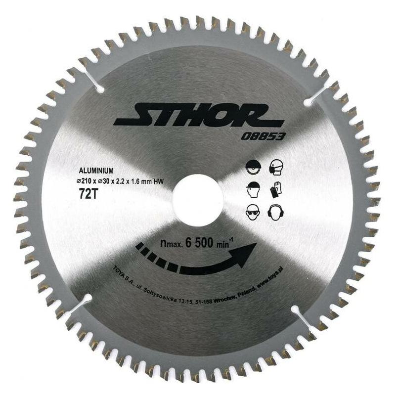 Toya TCT BLADE FOR ALUMINIUM D210 T72 d30 (08853)