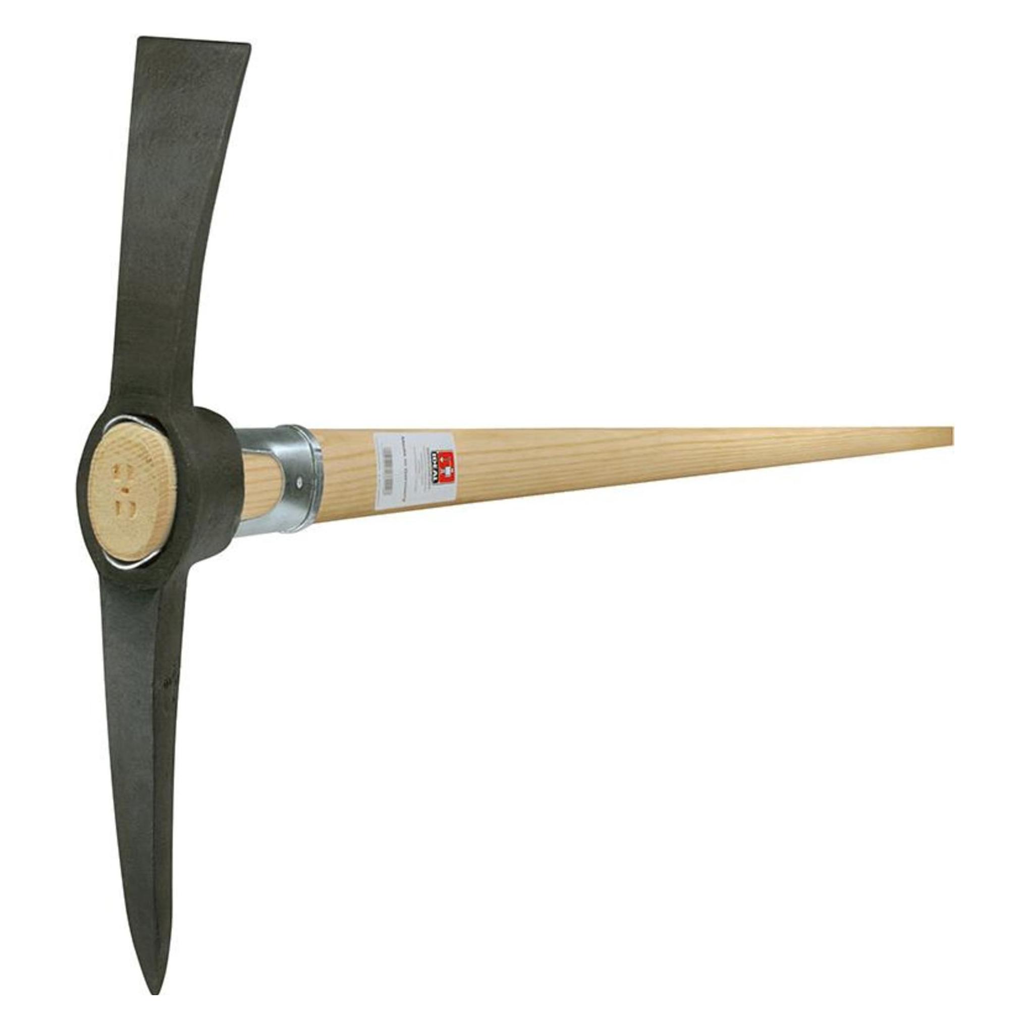 Idealspaten Kreuzhacke Stahl schwarz lackiert 1,5 kg mit Stiel (4005827300179)