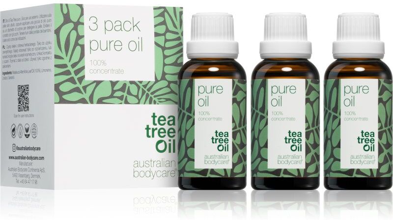 Australian Bodycare Tea Tree Oil huile d'arbre à thé 3x30 ml