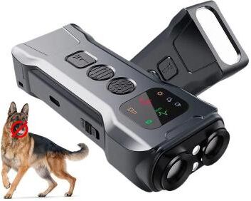United Ultrasonic Dog Deterrent Rechargeable Anti Bark Device With Dual Head LED Light And Color Display p7