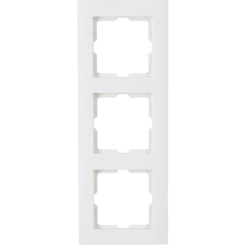 Kopp ATHENIS 3-voudig afdekframe, wit, B: 8,6 cm, H: 22,8 cm