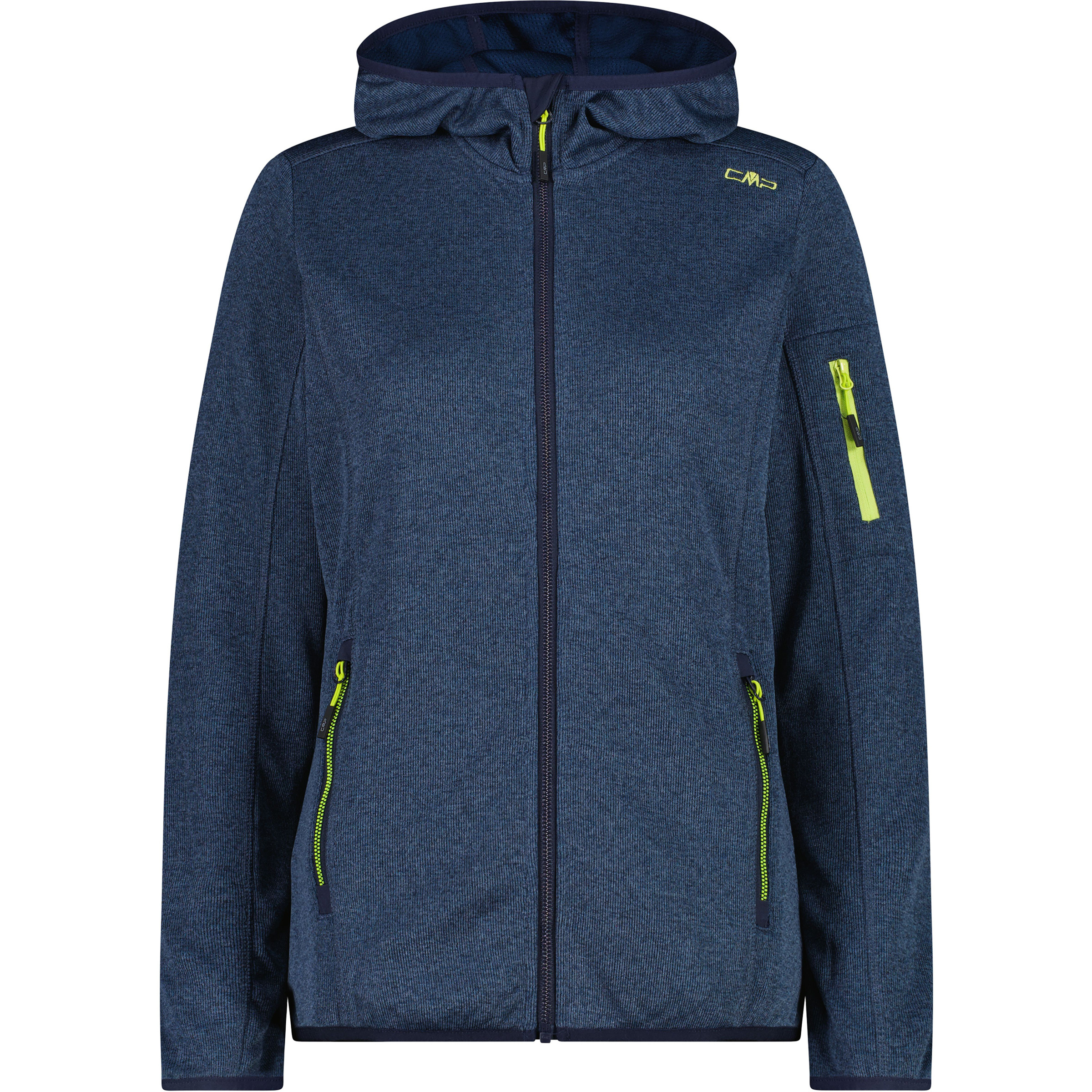 CMP Knitted Damen Fleecejacke blau Größe XXL Trekking Elastisch