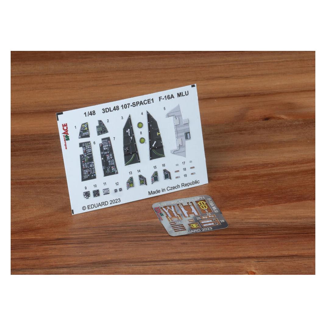 Eduard F-16A MLU SPACE 1/48 KINETIC (3DL48107)