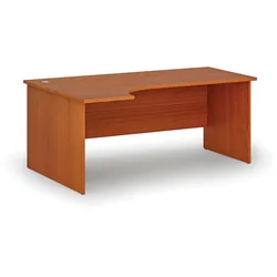 Büro-Eckschreibtisch PRIMO WOOD, 180x120 cm, links, Kirsche