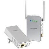 Netgear PLW1000-100PES Powerline-Adapter Set (AC WLAN Access Point, 1 x Gigabit-Port, bis zu 1000 Mbit/s, HomePlug AV2) weiß
