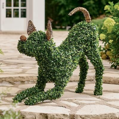 Faux Boxwood Dog, Louie - Grandin Road