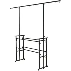 STAND4ME DJ120T MKII DJ STÄNDER Ständer mit Ständer, DJ Möbel, Schwarz