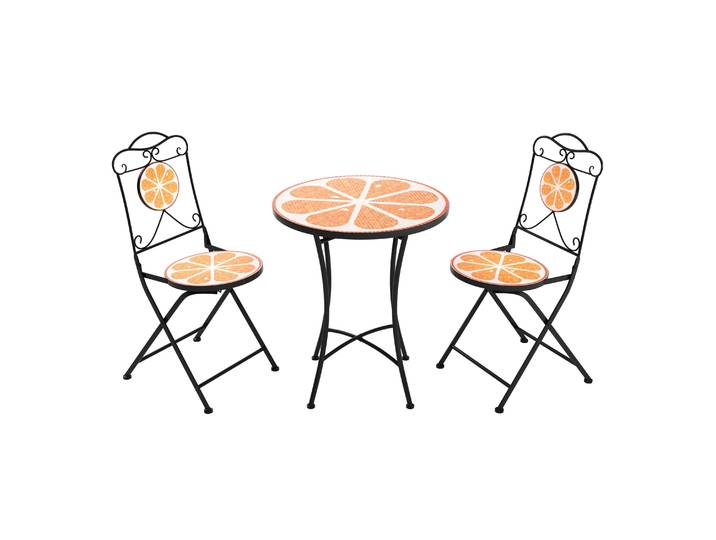 Bistroset MOSAIK 3-teilig Orange