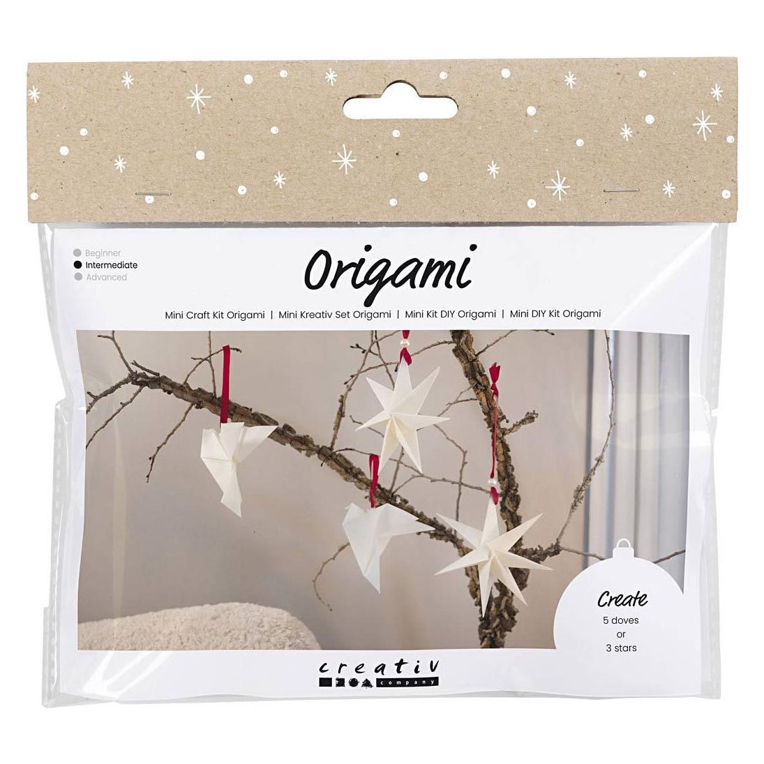 Creativ Company Bastelset Origami Tauben/Sterne (977705)