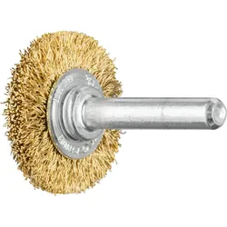 PFERD TOOLS Rundbürste ungezopft RBU Messing-Draht mit Schaft - 43102002