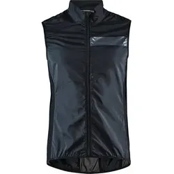 CRAFT Herren Weste ESSENCE LIGHT WIND VEST M, Größe S in Schwarz Schwarz
