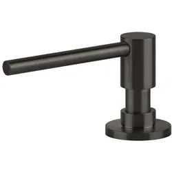 Gessi316 Spülmittelspender von oben füllbar, 29660707, Farbe: Metall Schwarz gebürstet PVD