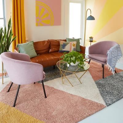 Balta Rugs Merril Mid-century Modern Color Block Shag Area Rug