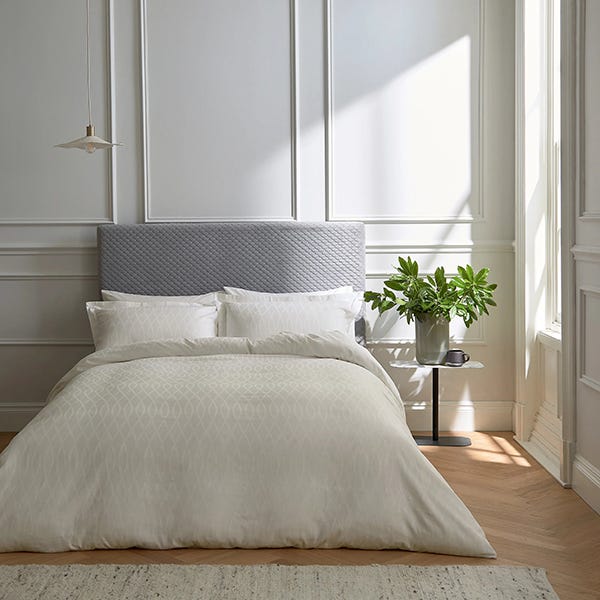Bedeck of Belfast Fine Linens Ravello Cover Set Double Chalk