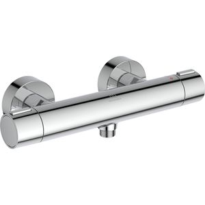 Ideal-Standard Duscharmatur ALU+, BD582AA, verchromt, mit Thermostat, aus Aluminium, zur Aufputz-Montage