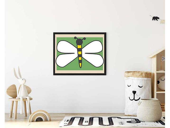 Tableau déco Let’s Fly 43 x 53cm Multicolore