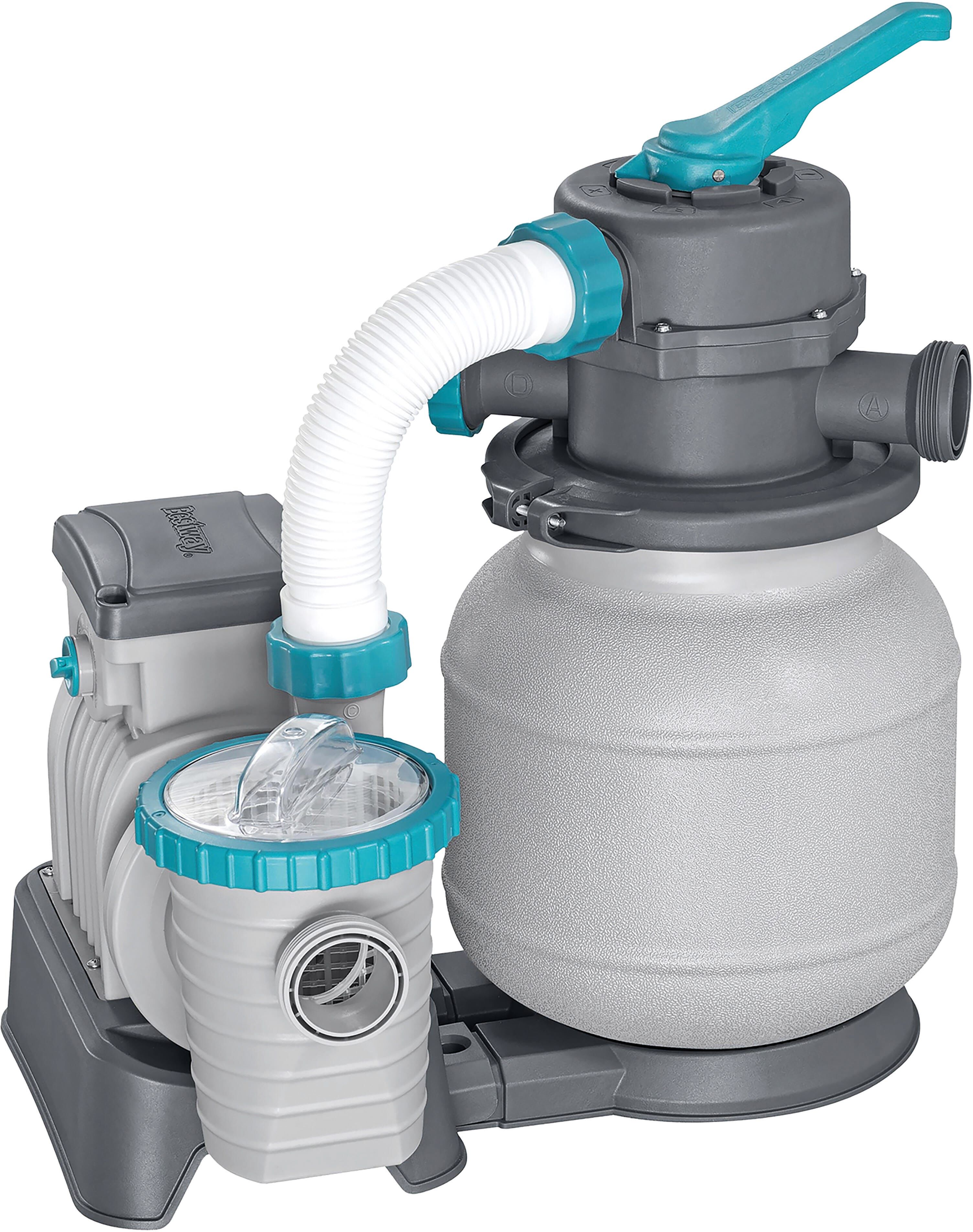 Bestway POMPA FILTRO SABBIA FLOWCLEAR 6056 l/h 230 W VALVOLA 6 POSIZIONI PRESSOSTATO-PREFILTRO-TIMER