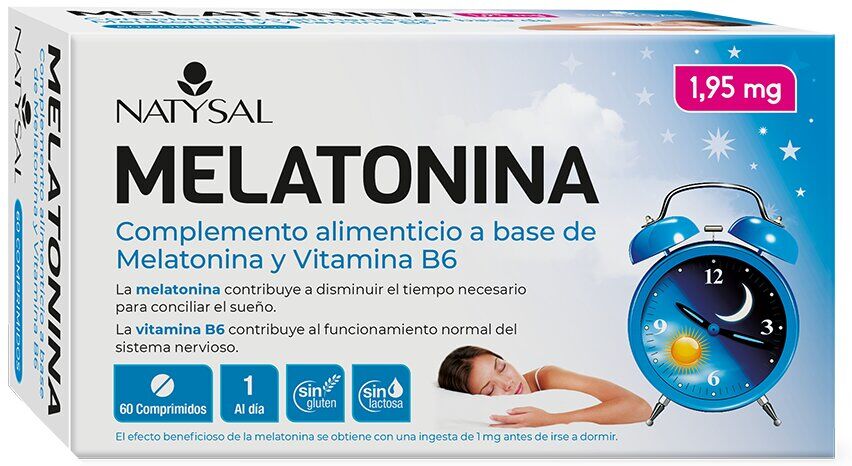 Natysal 60 Comprimidos Melatonina .