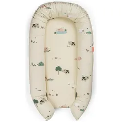 Done by Deer, Babynest, Babynest Tiny Farm Sand 50 x 85 x 13 cm