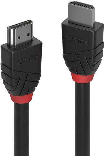 LINDY HDMI Anschlusskabel HDMI-A Stecker, HDMI-A Stecker 5.00 m Schwarz 36474 4K UHD HDMI-Kabel