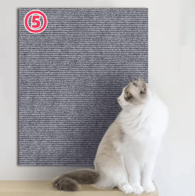 Inspire Picks ShieldGuard Self Adhesive Cat Scratch Furniture Protector Mat light Gray 40x100cm