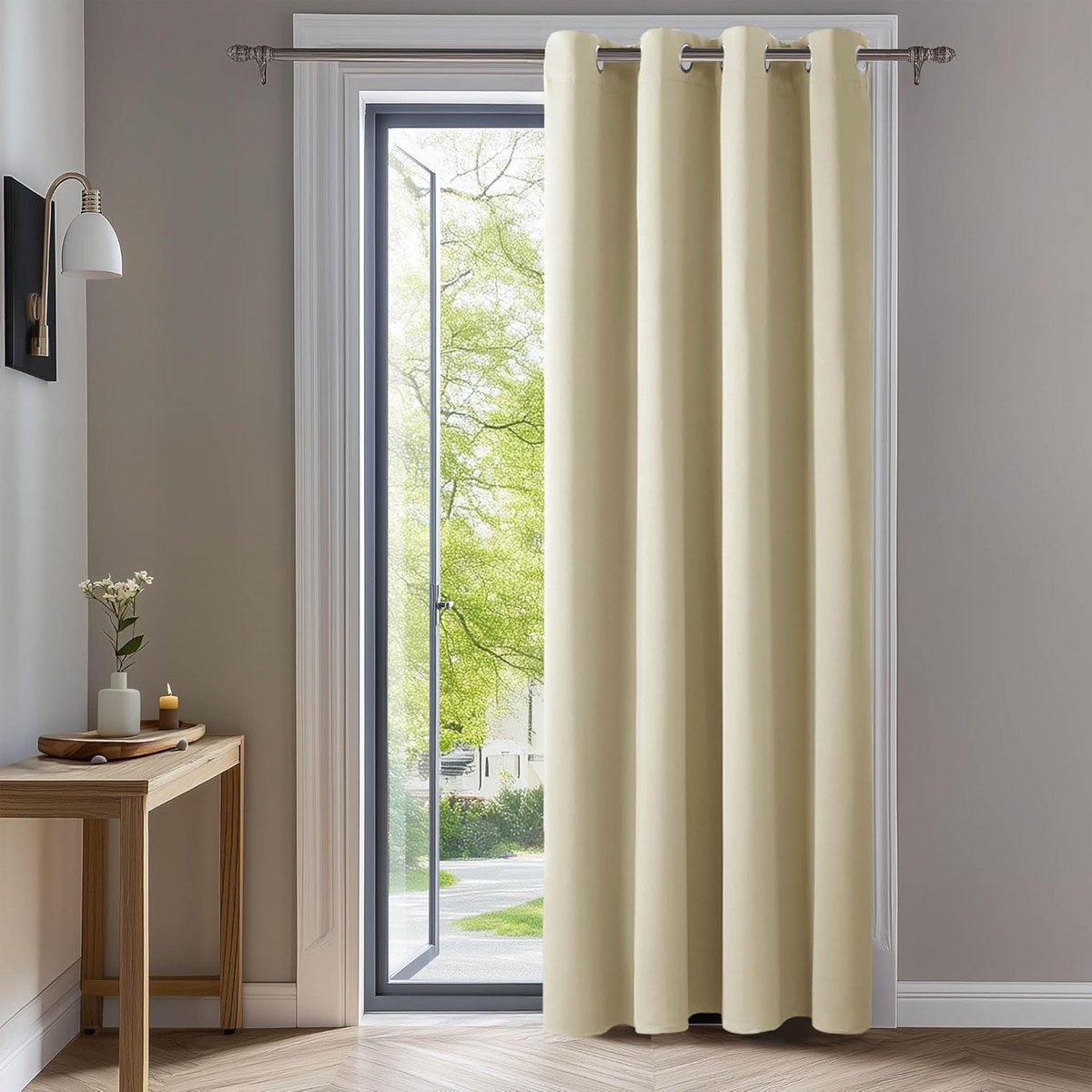 Verduisterend Gordijn Beige 132x274 cm