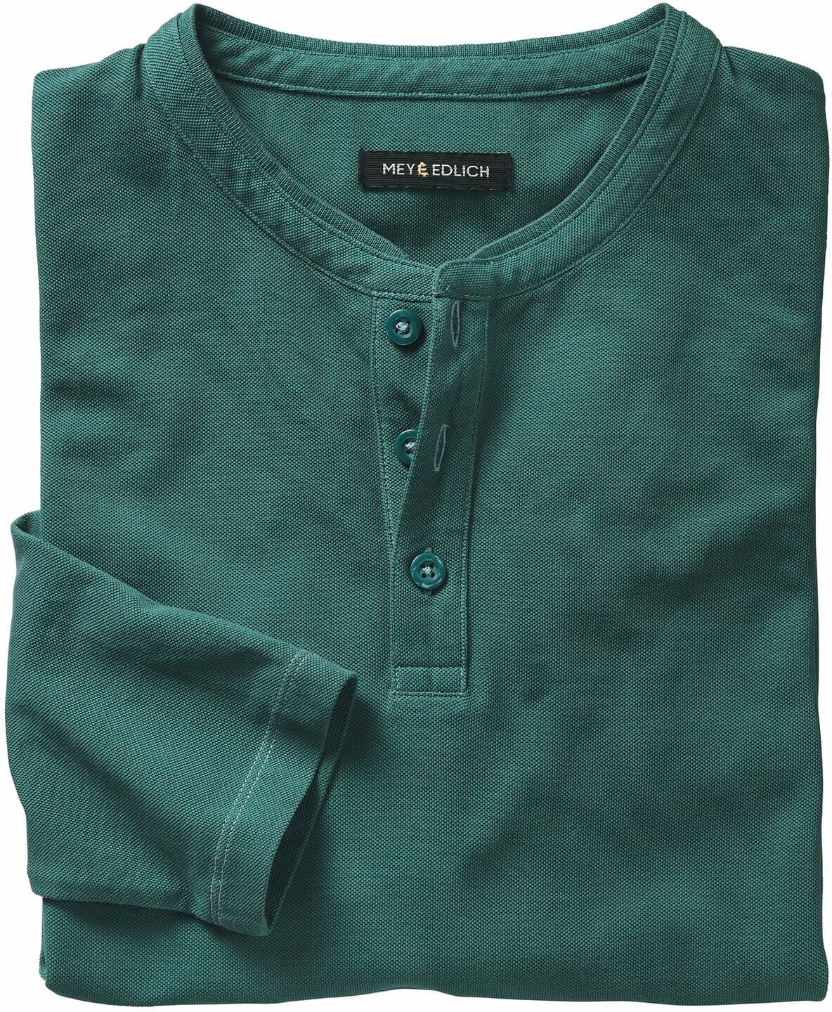 Mey & Edlich Klare-Kante-Shirt Blau 3XL