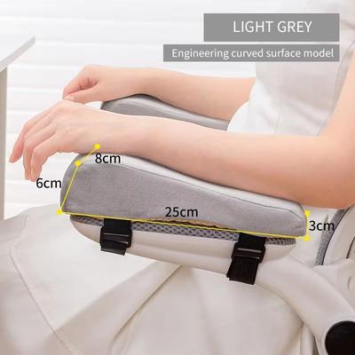 Inspired Finds 1 Pair Foam Elbow Pillow Chair Armrest Pads Support Arm Rest For Office Chair Armrest Chair Cushion Pads Elbow Relief 2pcs Grey