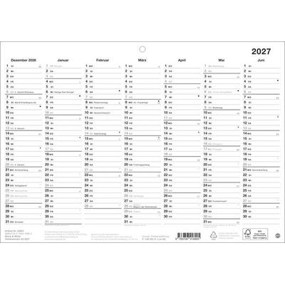 Black&White Tafelkalender A4 2027